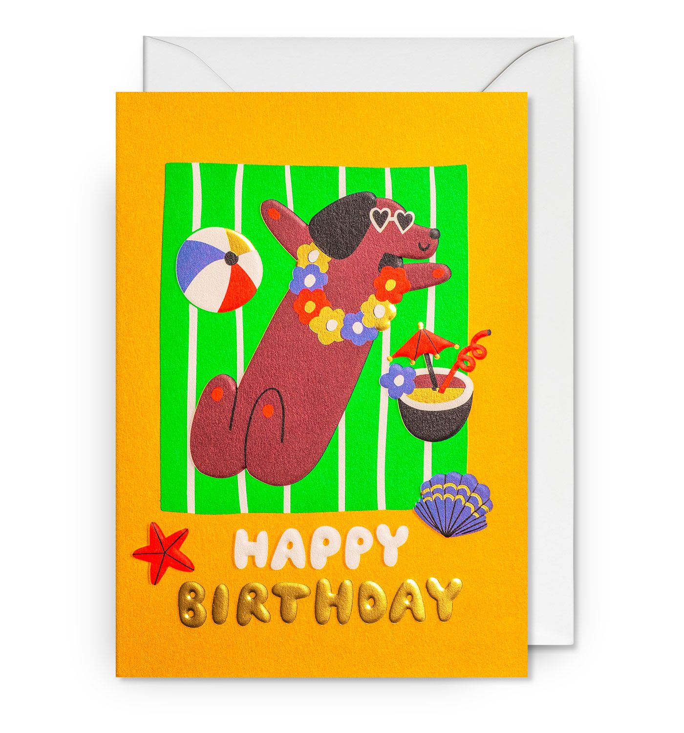 英國 LAGOM DESIGN 生日卡/ Judit Zengovari/ Happy Birthday Dog