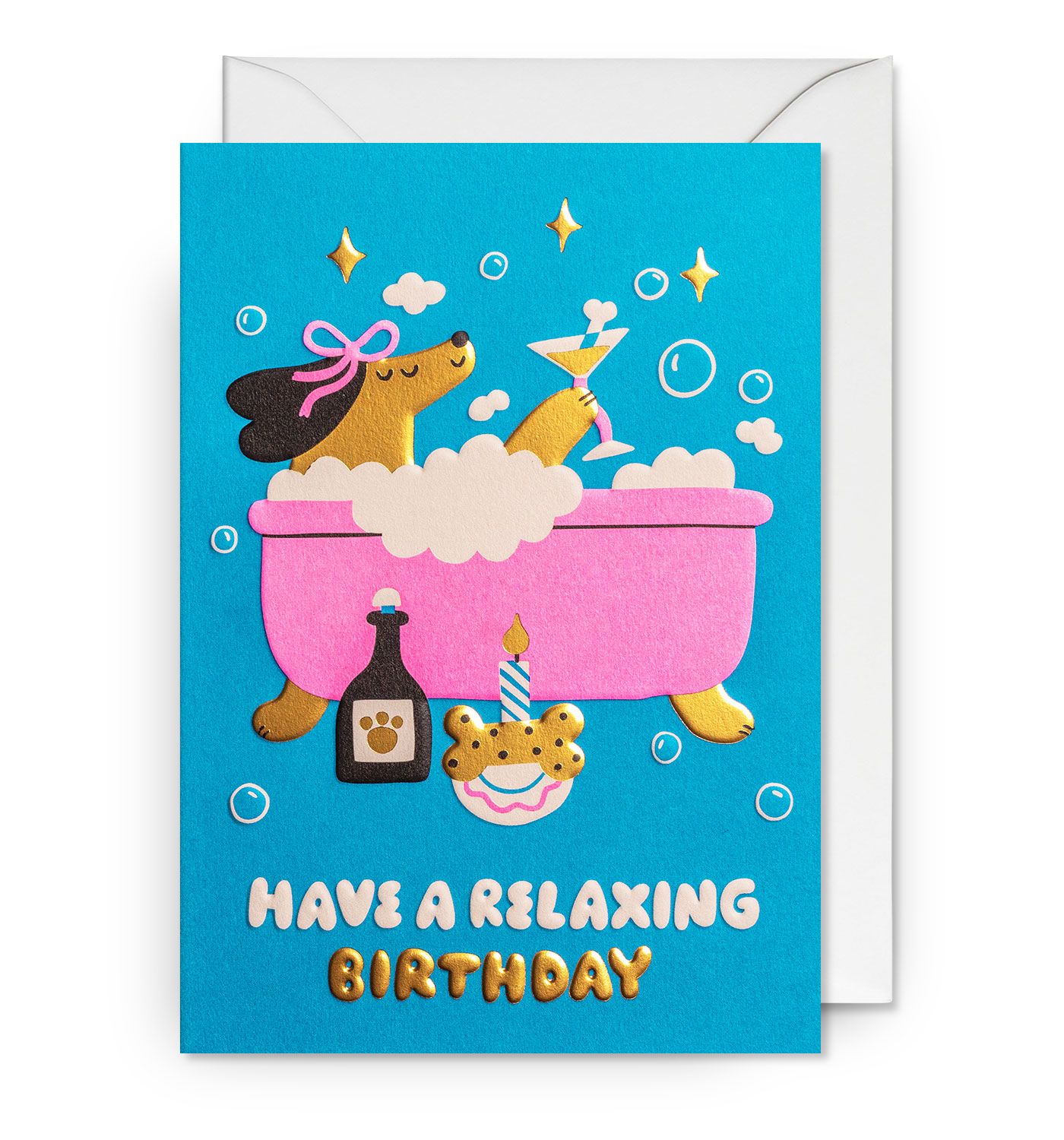 英國 LAGOM DESIGN 生日卡/ Judit Zengovari/ Have a Relaxing Birthday