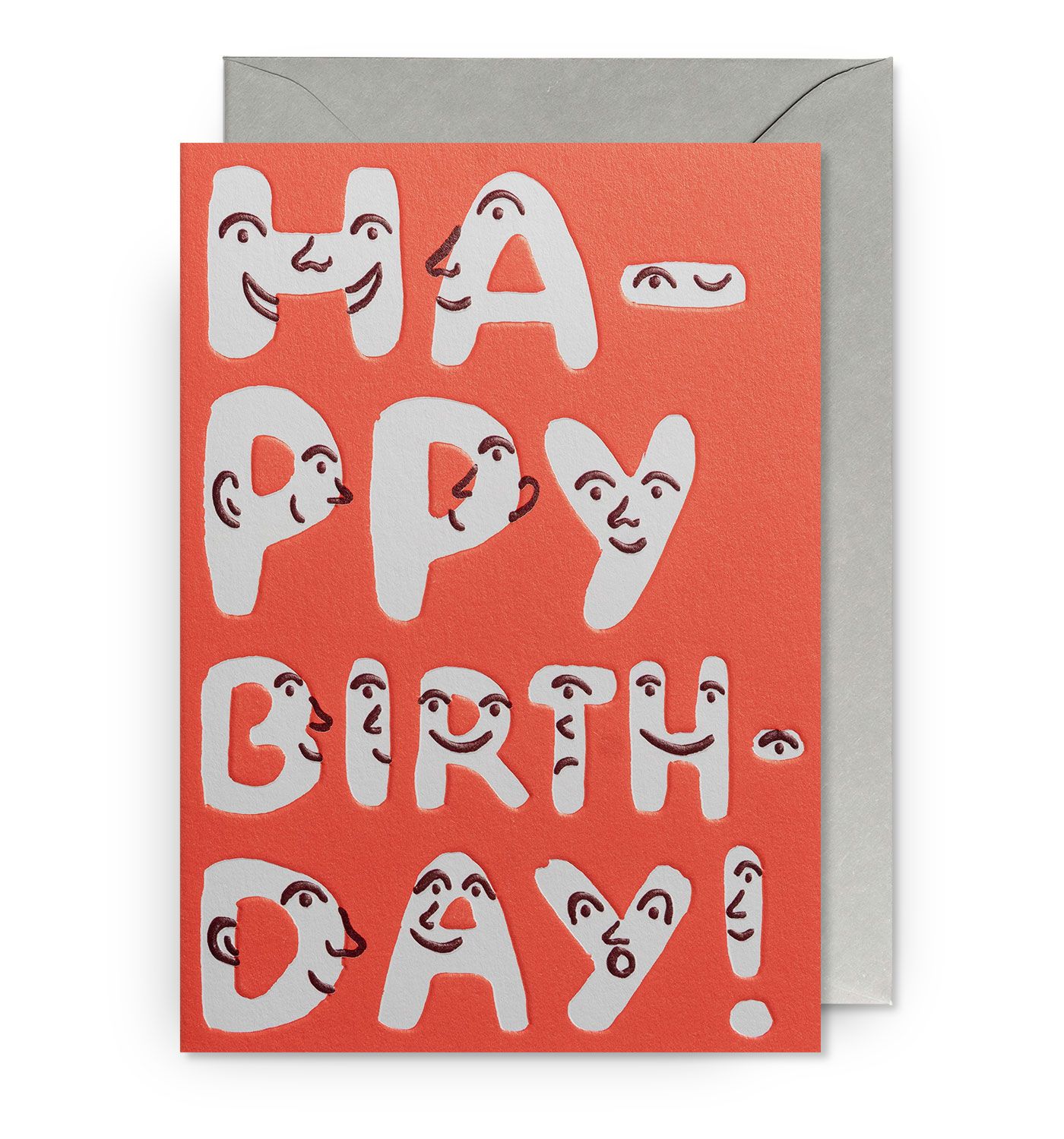 英國 LAGOM DESIGN 生日卡/ Marie Assenat/ Happy Birthday Letters