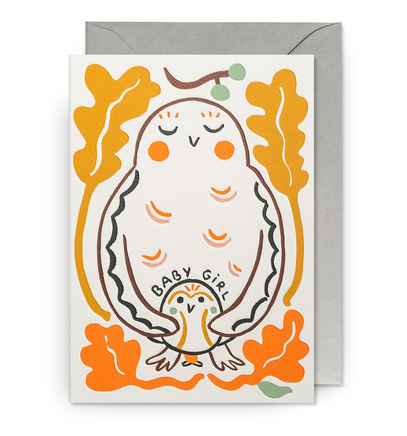 英國 LAGOM DESIGN 寶寶卡/ Marie Assenat/ Baby Girl