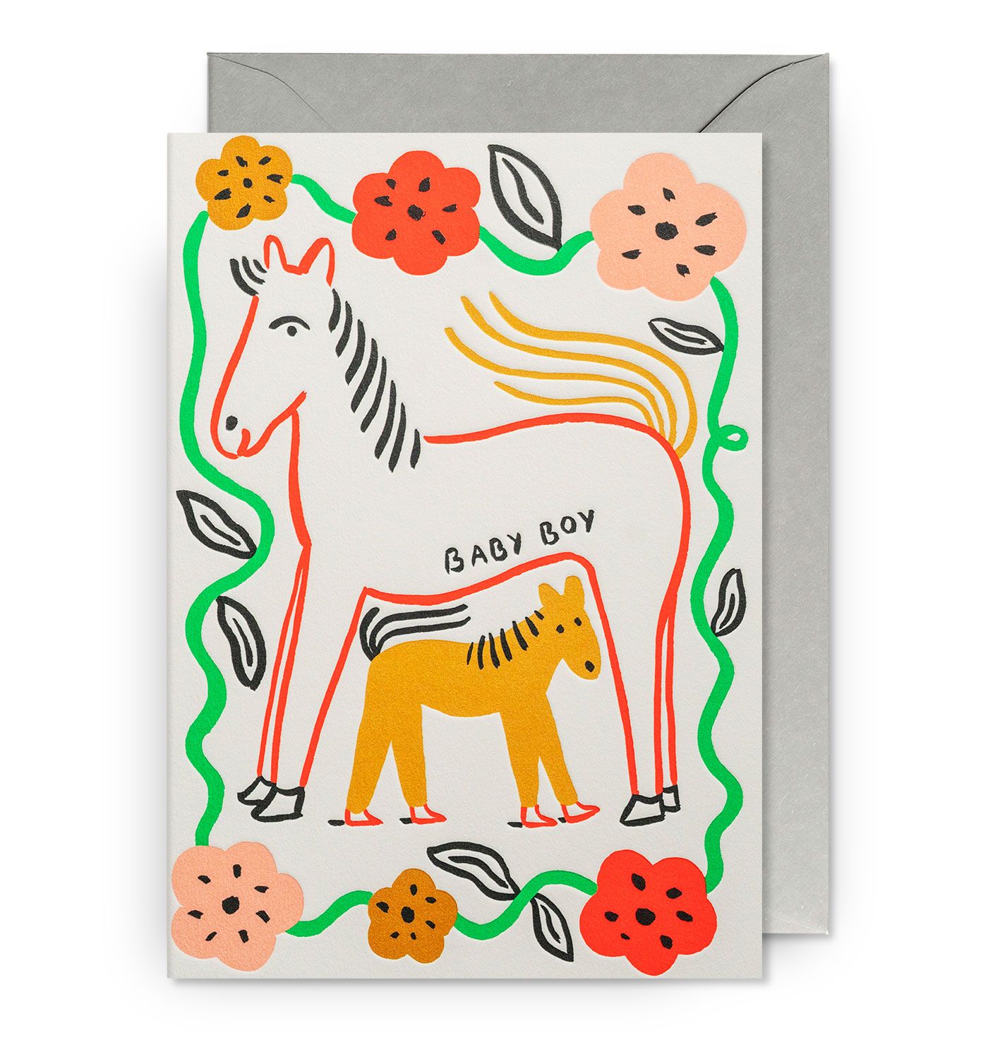 英國 LAGOM DESIGN 寶寶卡/ Marie Assenat/ Baby Boy