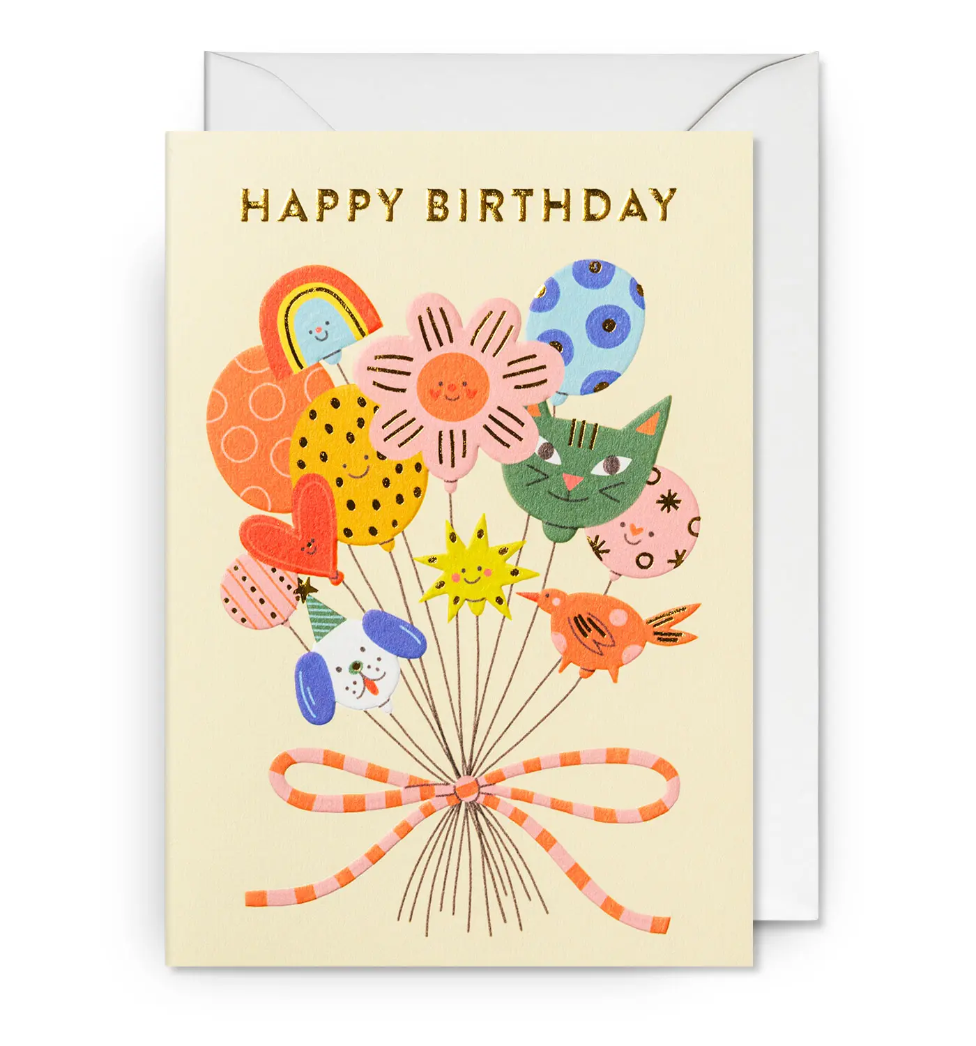 英國 LAGOM DESIGN 生日卡/ Molly Egan/ Happy Birthday Balloons