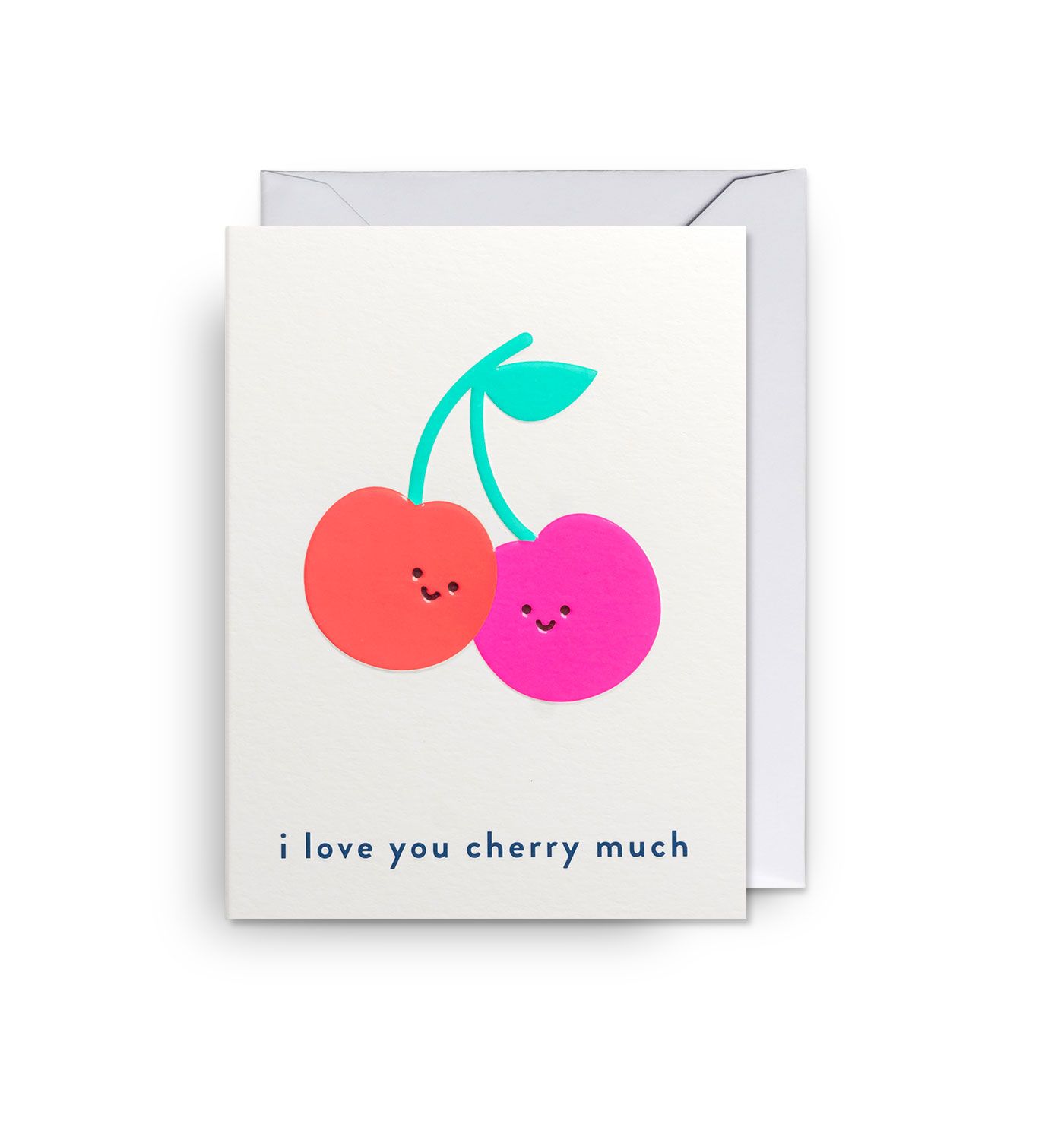 英國 LAGOM DESIGN 情人卡/ Mini Cards/ Cozy/ I Love You Cherry Much