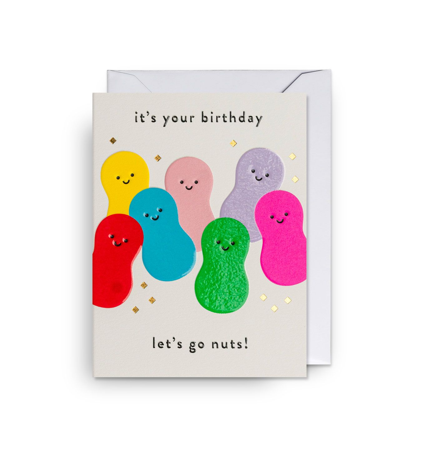 英國 LAGOM DESIGN 生日卡/ Mini Cards/ Cozy/ It's Your Birthday Let's Go Nuts!