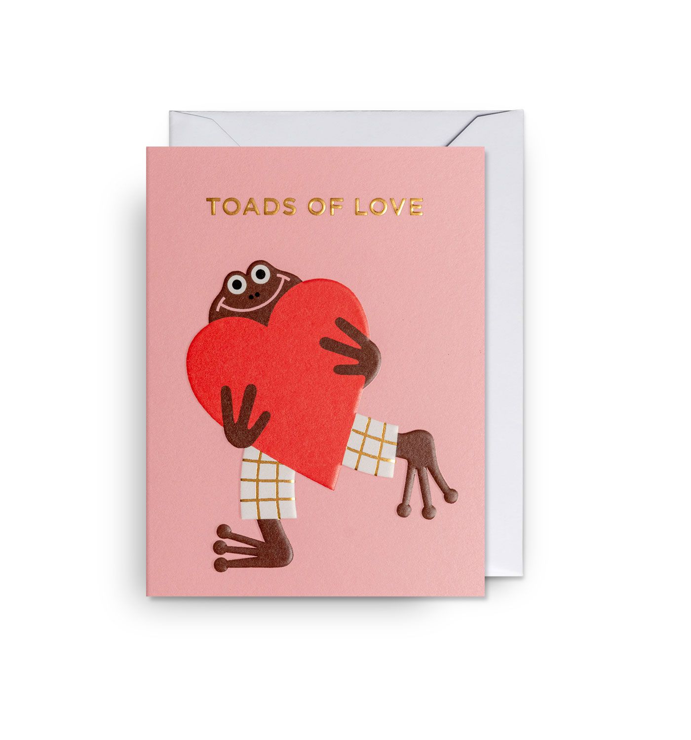 英國 LAGOM DESIGN 情人卡/ Mini Cards/ Ilse Weisfelt/ Toads of Love