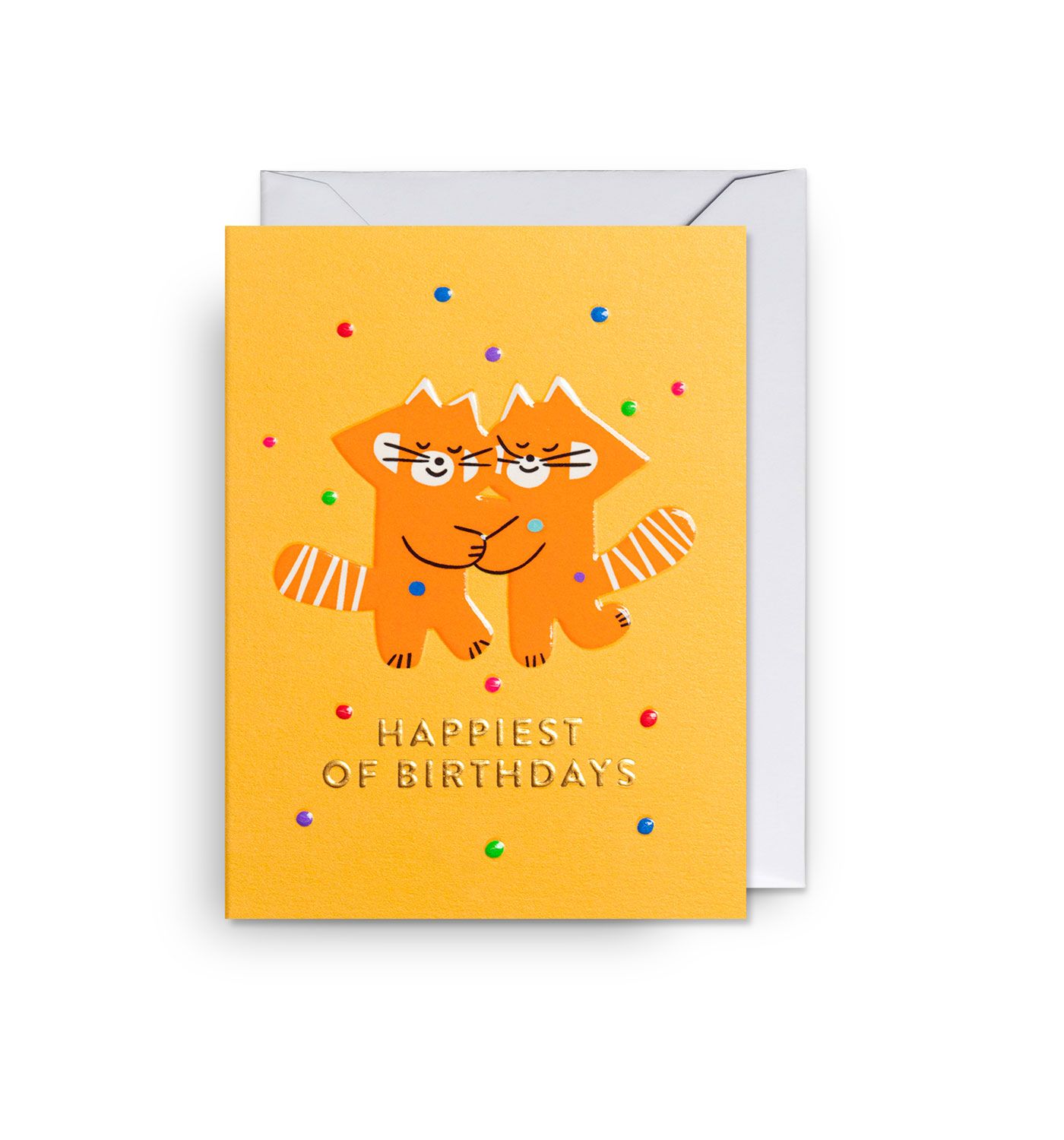 英國 LAGOM DESIGN 生日卡/ Mini Cards/ Jessica Das/ Happiest of Birthdays