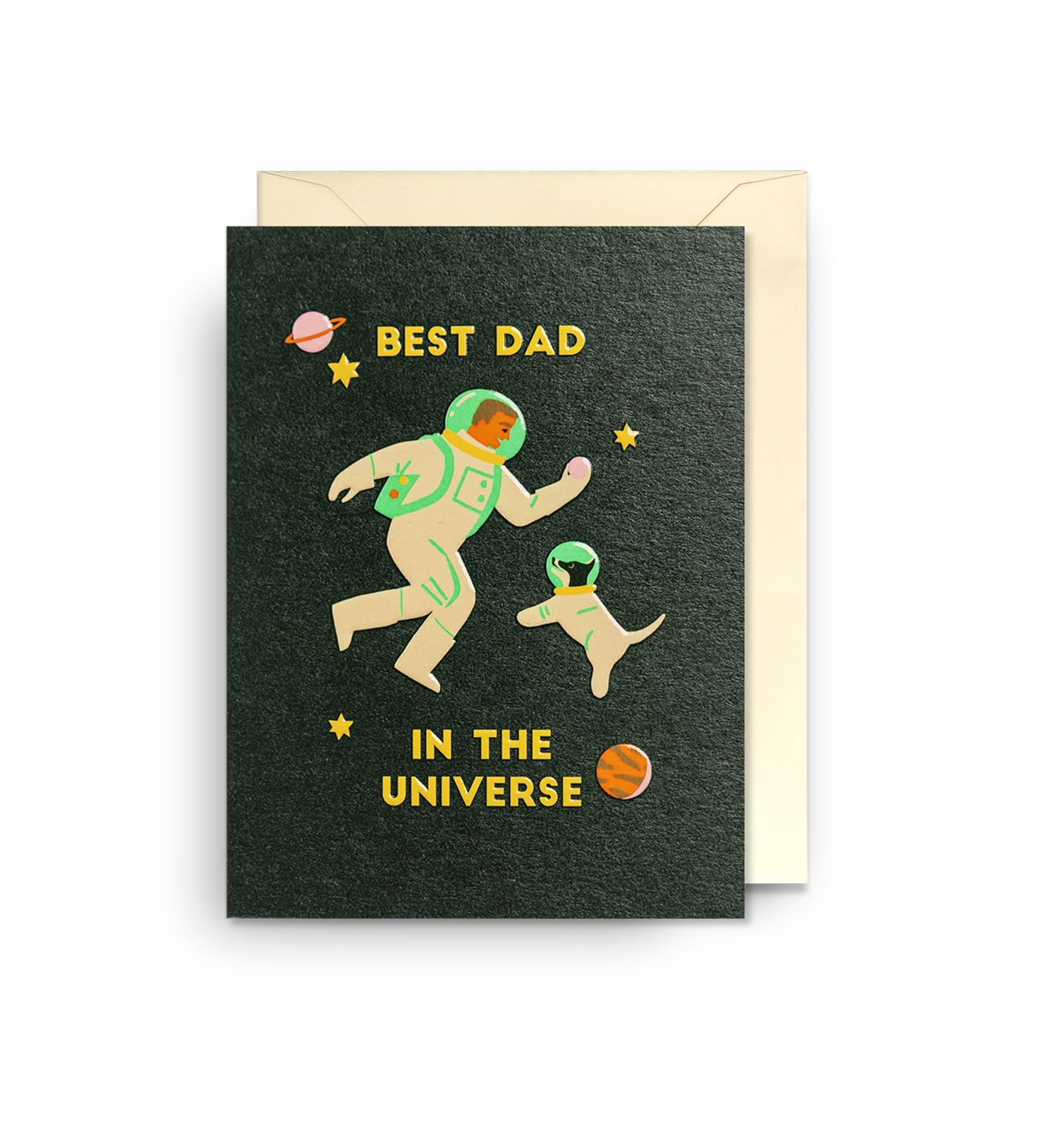 英國 LAGOM DESIGN 父親卡/ Mini Cards/ Naomi Wilkinson/ Best Dad in the Universe