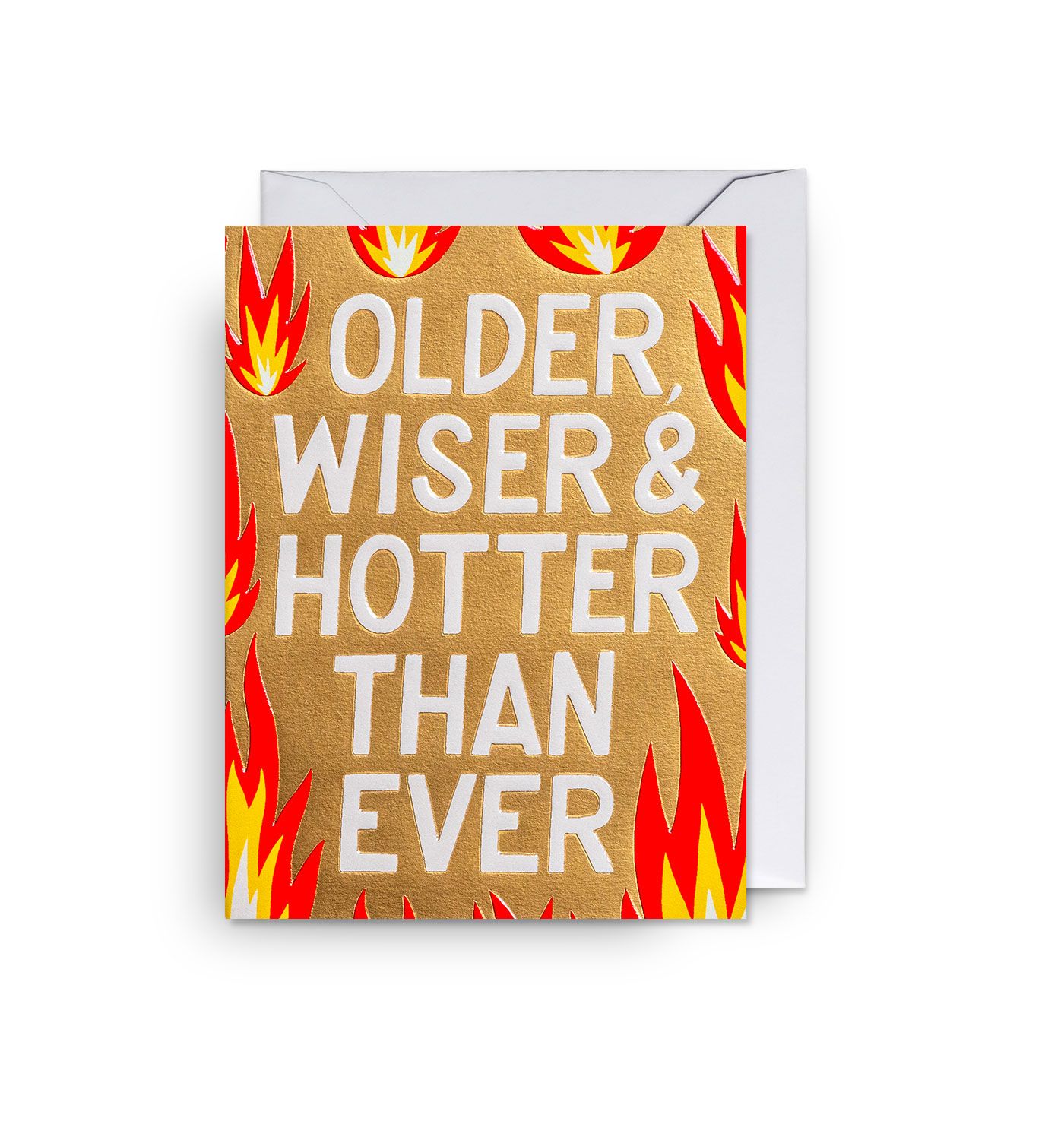 英國 LAGOM DESIGN 生日卡/ Mini Cards/ Ruby Taylor/ Older, Wiser & Hotter