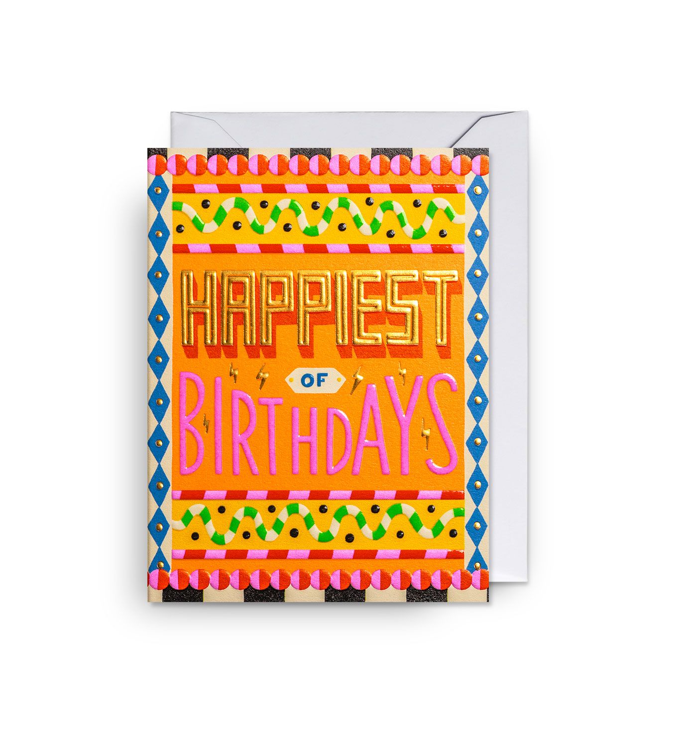 英國 LAGOM DESIGN 生日卡/ Mini Cards/ Ruby Taylor/ Happiest of Birthdays