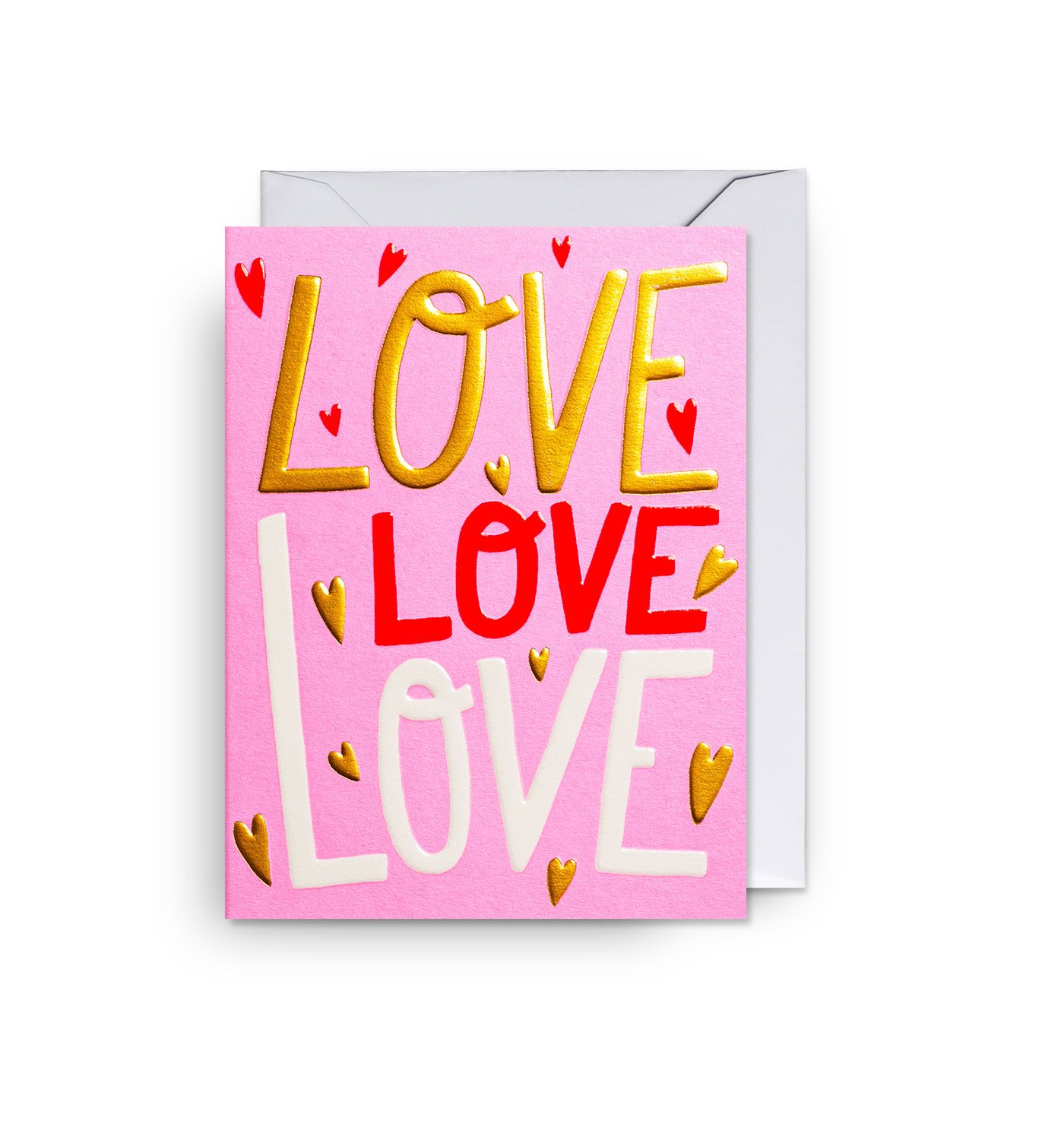 英國 LAGOM DESIGN 情人卡/ Mini Cards/ Ruby Taylor/ Love Love Love