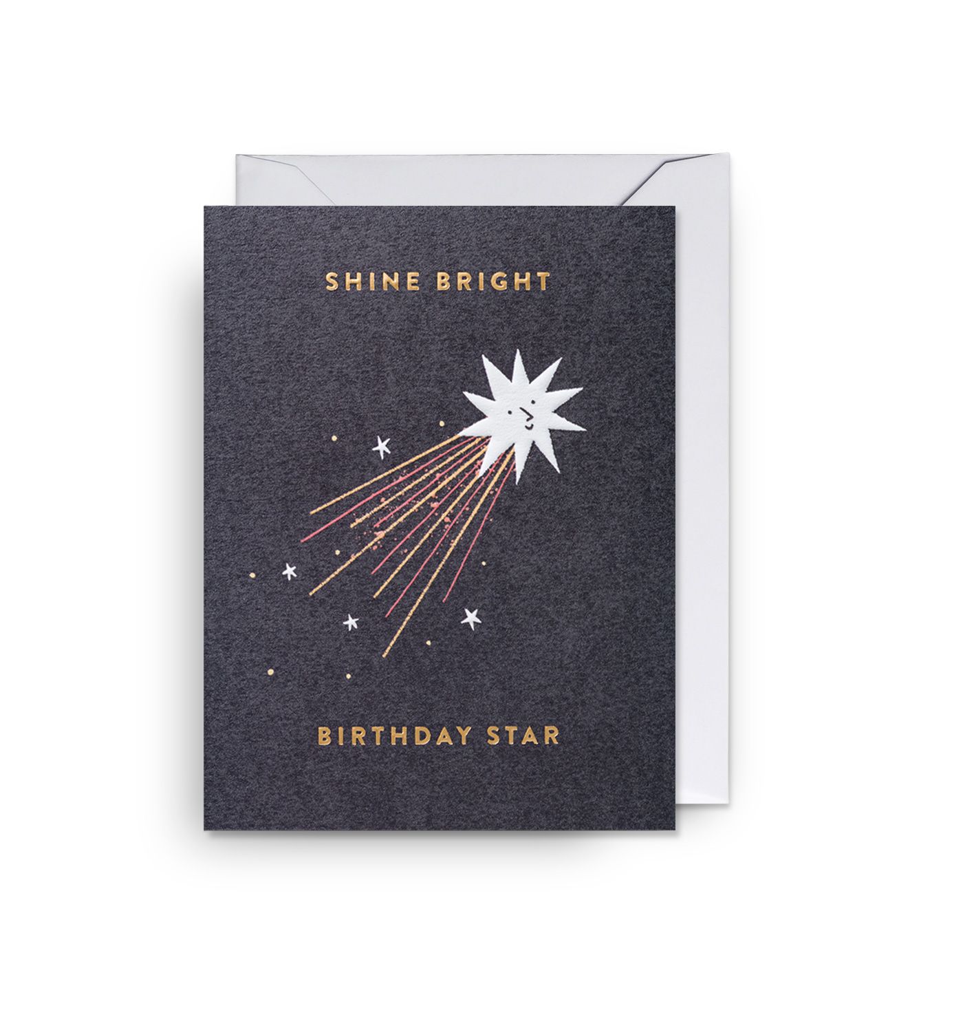 英國 LAGOM DESIGN 生日卡/ Mini Cards/ Ruby Taylor/ Shine Bright Birthday Star