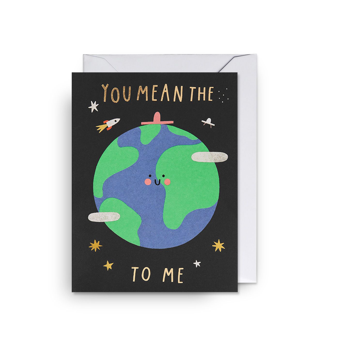 英國 LAGOM DESIGN 情人卡/ Mini Cards/ Susie Hammer/ You Mean the World to Me