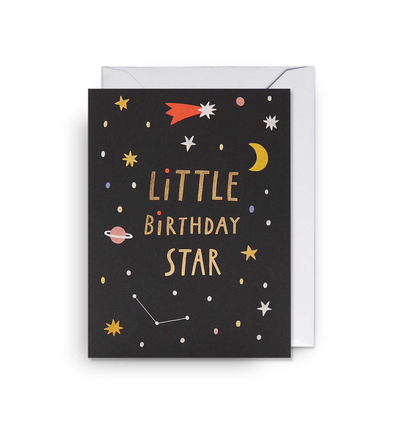 英國 LAGOM DESIGN 生日卡/ Mini Cards/ Susie Hammer/ Little Birthday Star