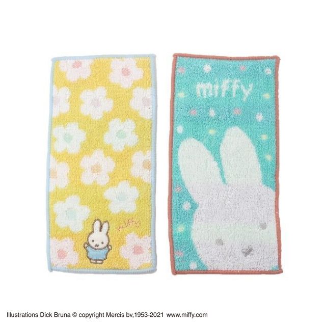 丸真 x miffy 迷你手帕/ 2入