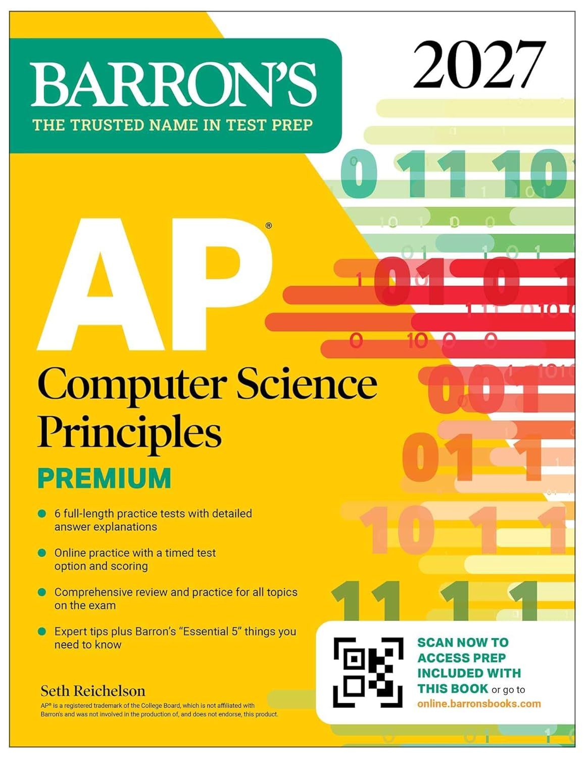 AP Computer Science Principles Premium 2027: 6 Practice Tests+Comprehensive Review (+Online Practice