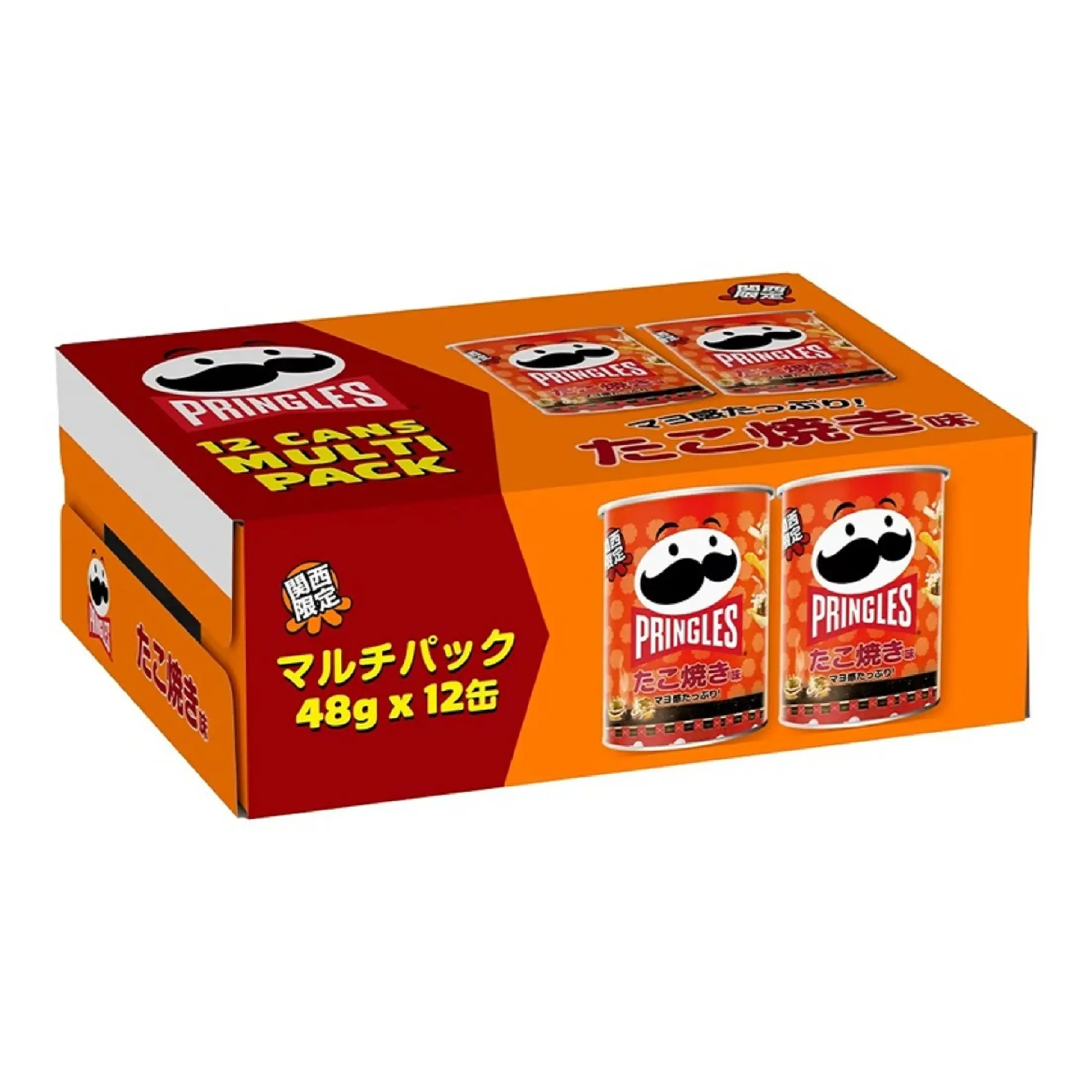 PRINGLES品客章魚燒風味洋芋片/ 48g×12入