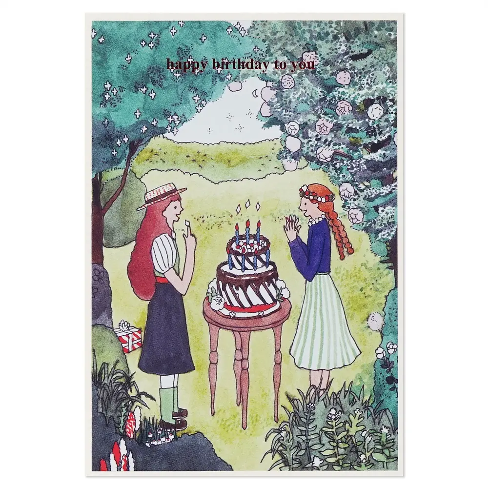 韓國ZERO PER ZERO 生日卡/ Cake Card/ Girls