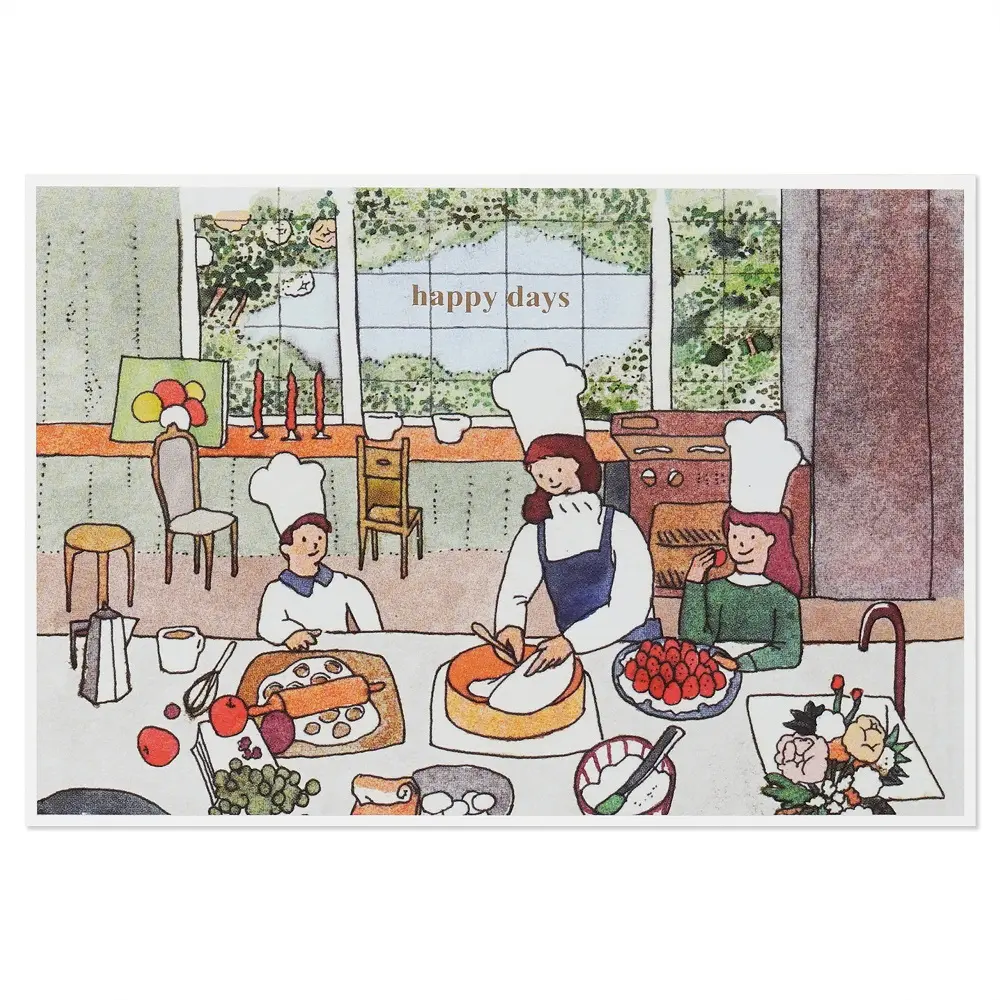 韓國ZERO PER ZERO 雙卡/ Cake Card/ Cooking