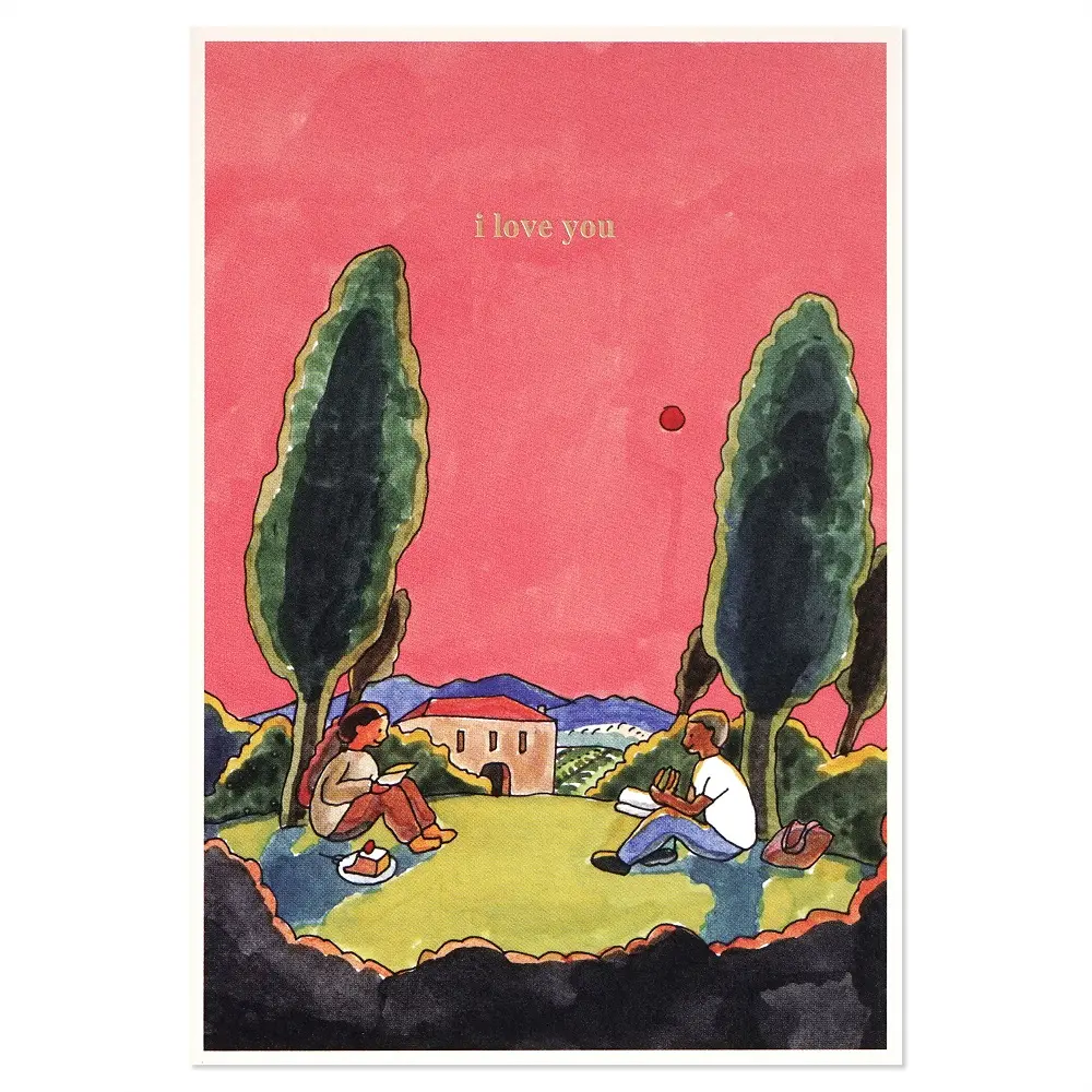 韓國ZERO PER ZERO 情人卡/ Cake Card/ Couple (Sunset)