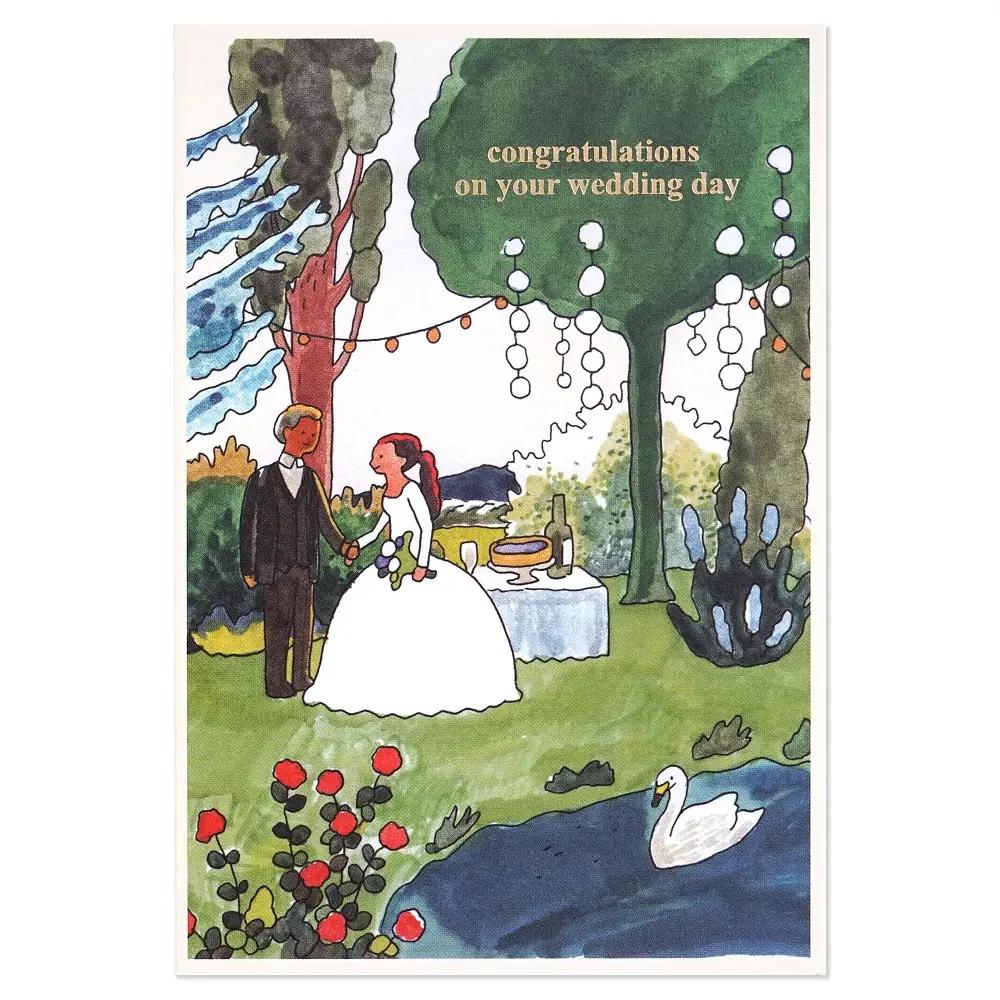 韓國ZERO PER ZERO 結婚賀卡/ Cake Card/ Wedding Couple 2