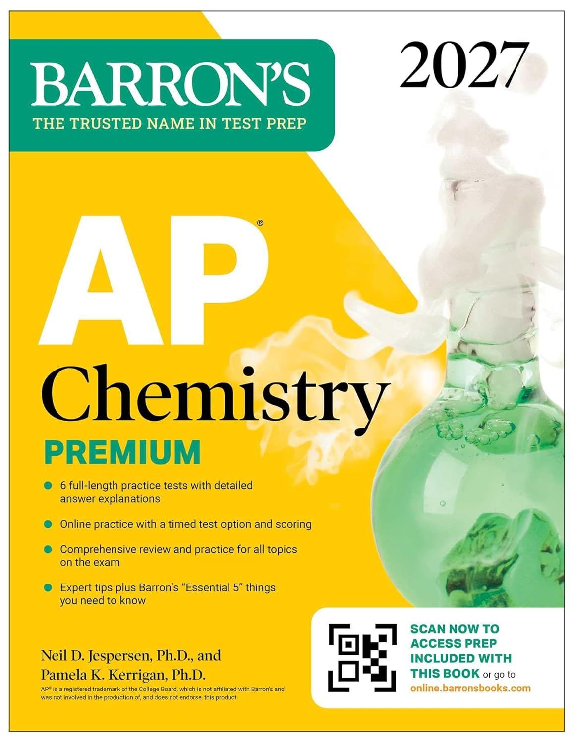 AP Chemistry Premium 2027: Prep Book with 6 Practice Tests+Comprehensive Review+Online Practice
