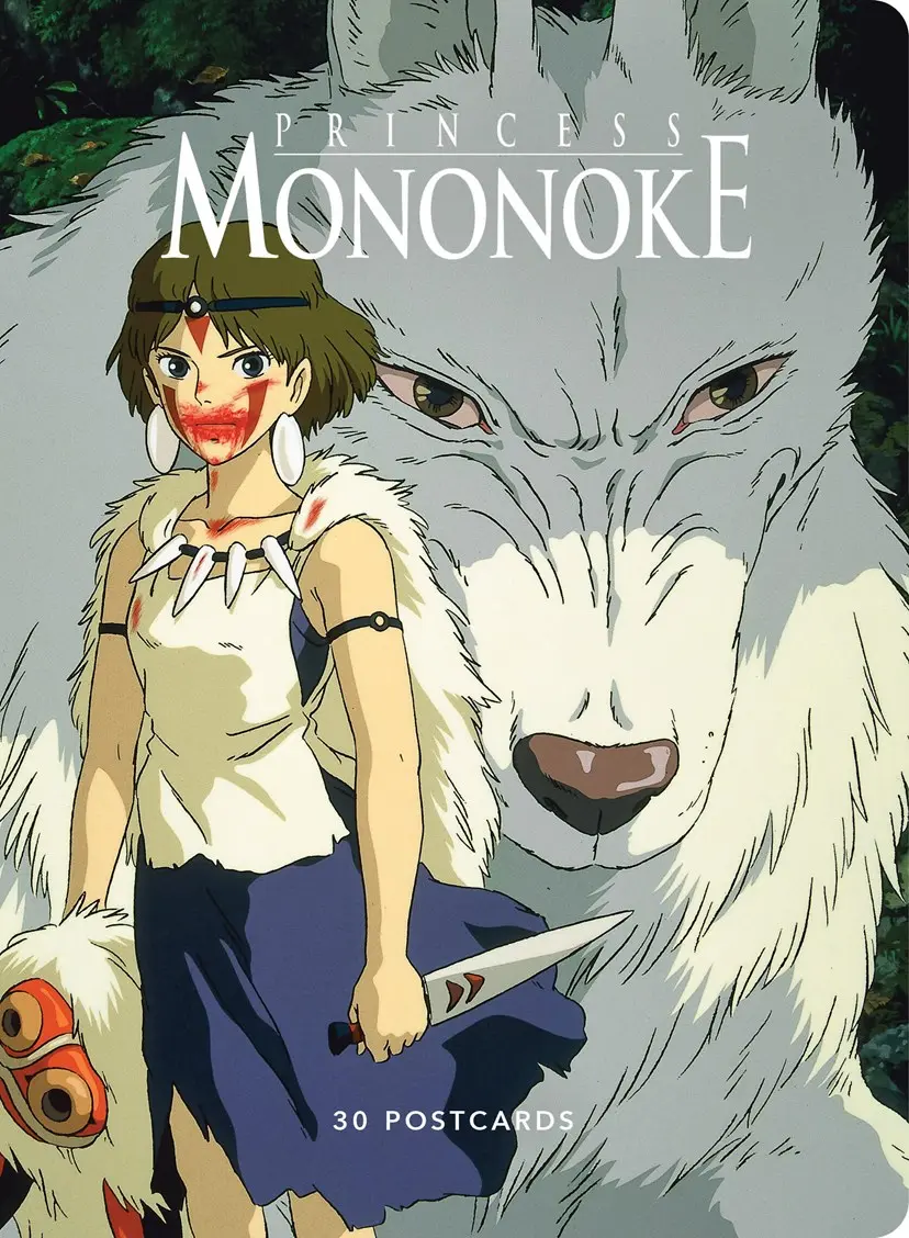 美國 CHRONICLE Studio Ghibli Princess Mononoke 明信片套裝/ 30入