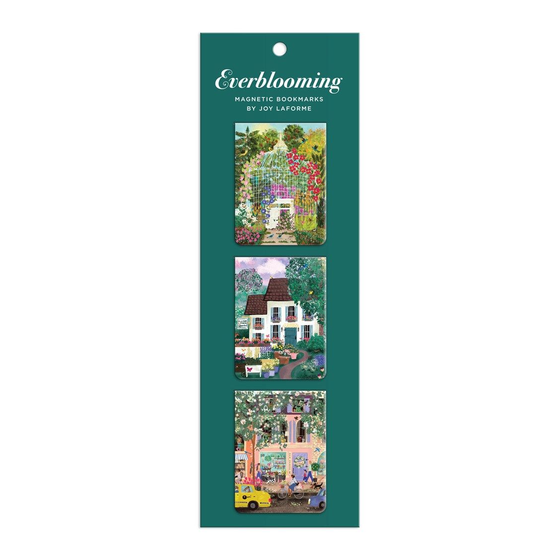 美國 galison 磁鐵書籤/ Joy Laforme/ Everblooming/ 3入