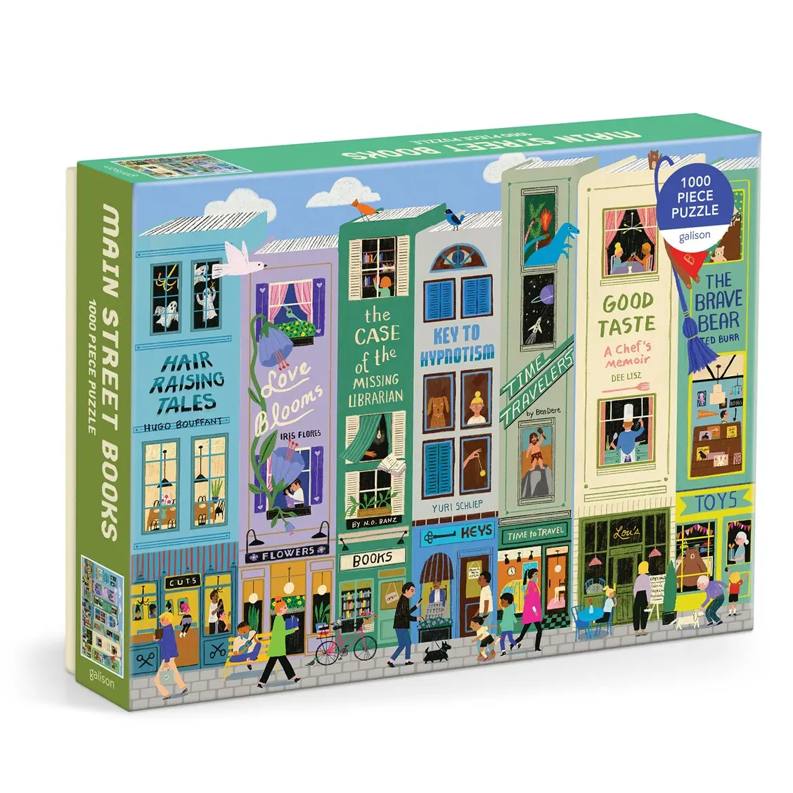 美國 galison 拼圖1000片/ Main Street Books