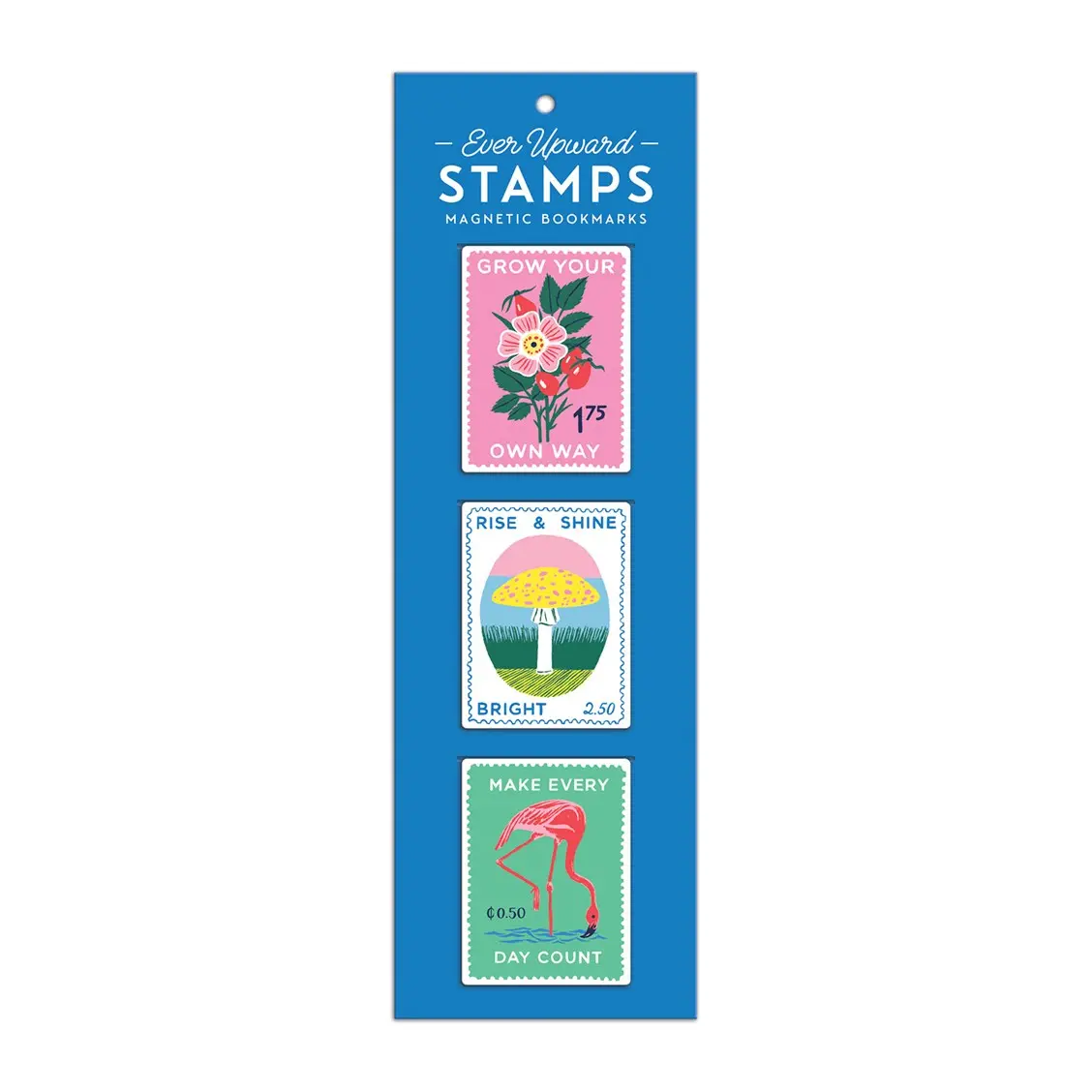 美國 galison 磁鐵書籤/ Ever Upward/ Stamps/ 3入