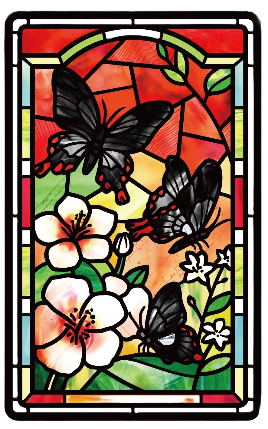老屋顏鑲嵌玻璃系列SuperCard悠遊卡/ 臺灣原生種/ 寬尾鳳蝶【委託代銷】