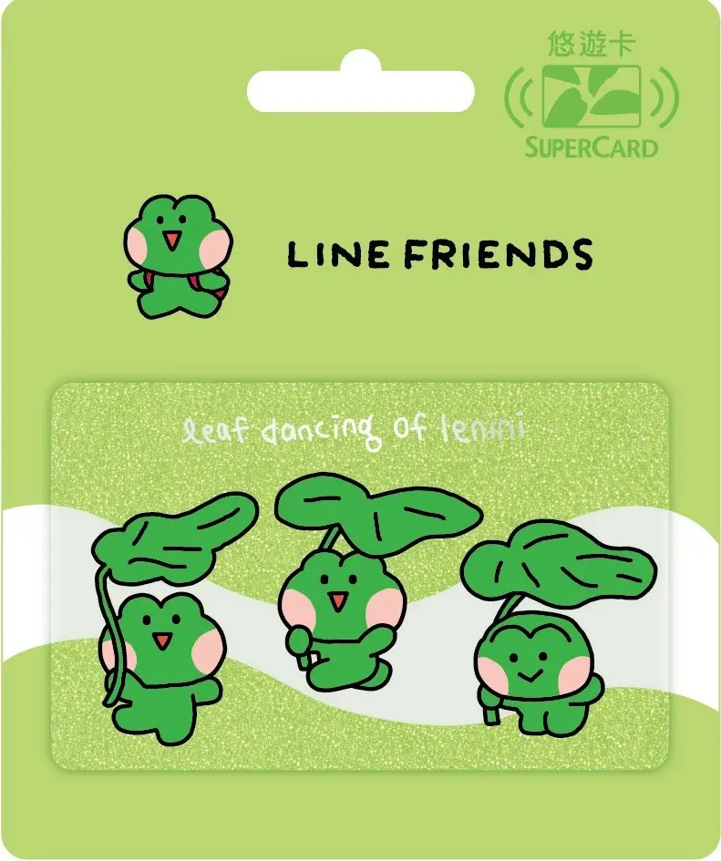 minini SuperCard悠遊卡/ lenini綠葉篇/ 透明【委託代銷】