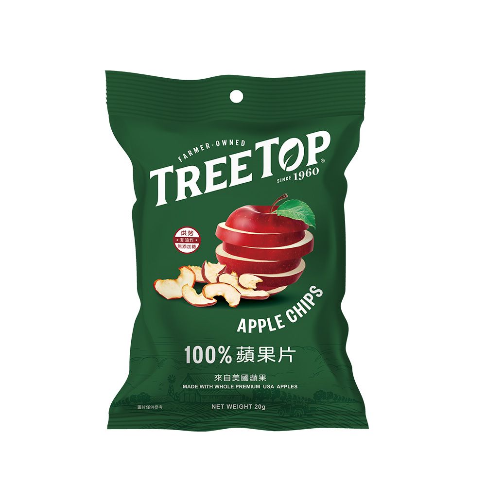 TREE TOP樹頂100%蘋果片/ 20g