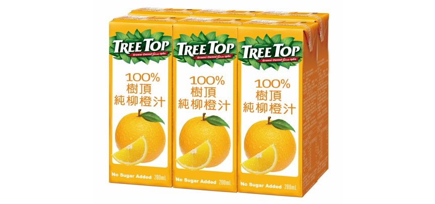TREE TOP樹頂100%純柳橙汁/ 200ml/ 6入組