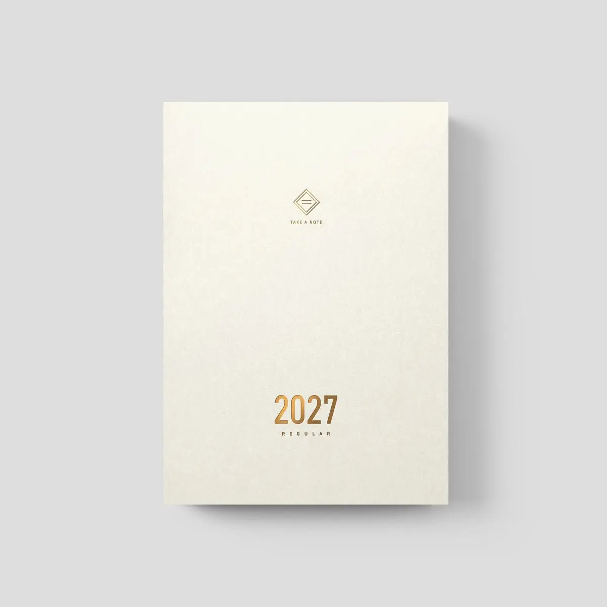 2027 TAKE A NOTE REGULAR時效日誌/ English Ver./ A5
