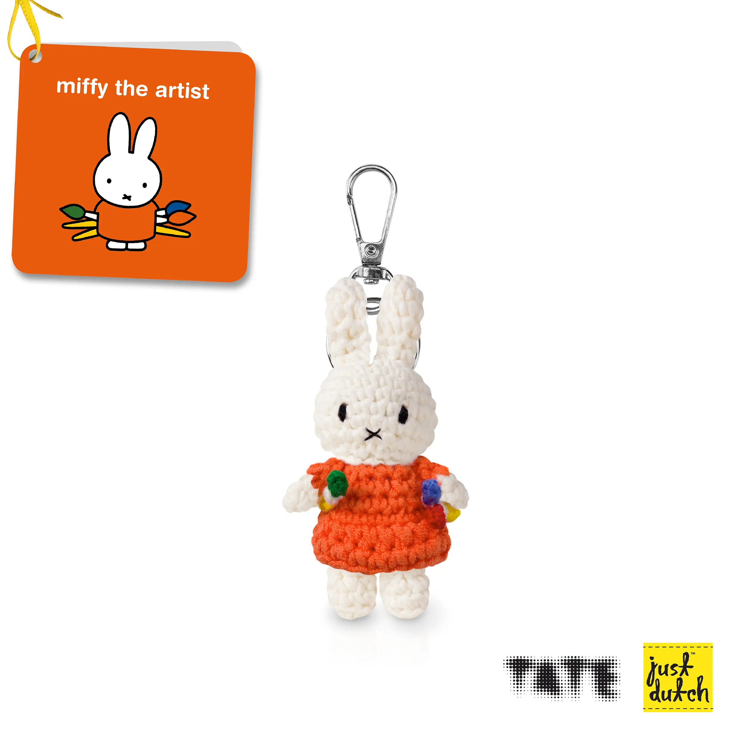 荷蘭 Just Dutch 手工編織Miffy鑰匙圈/ Tate/ 藝術家洋裝