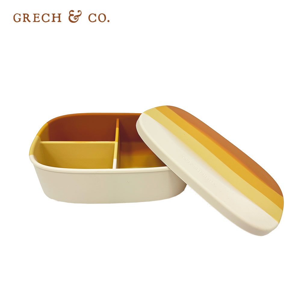 Grech&Co.矽膠分隔餐盒/ 漸層橘