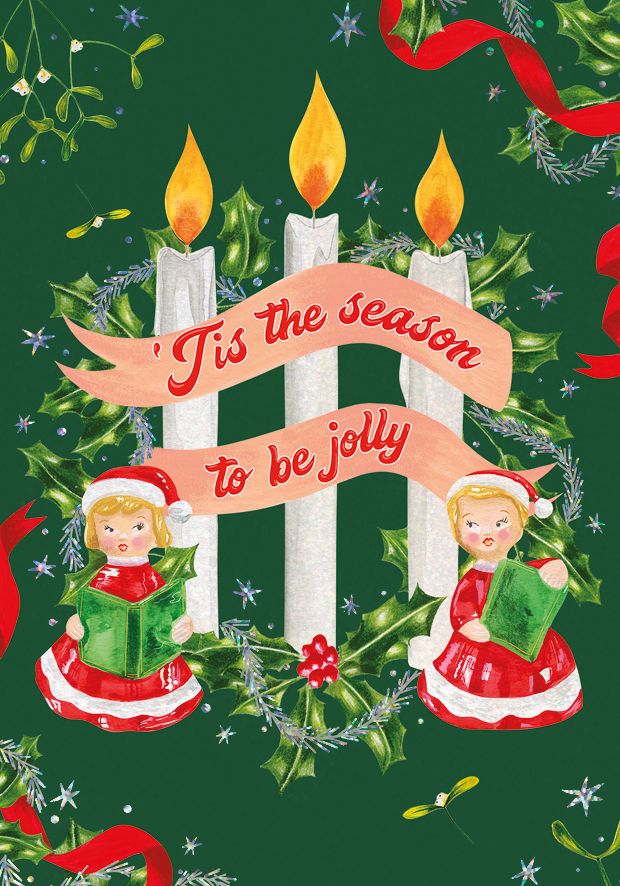 英國 ART FILE 聖誕卡/ Kitschmas/ KCX06