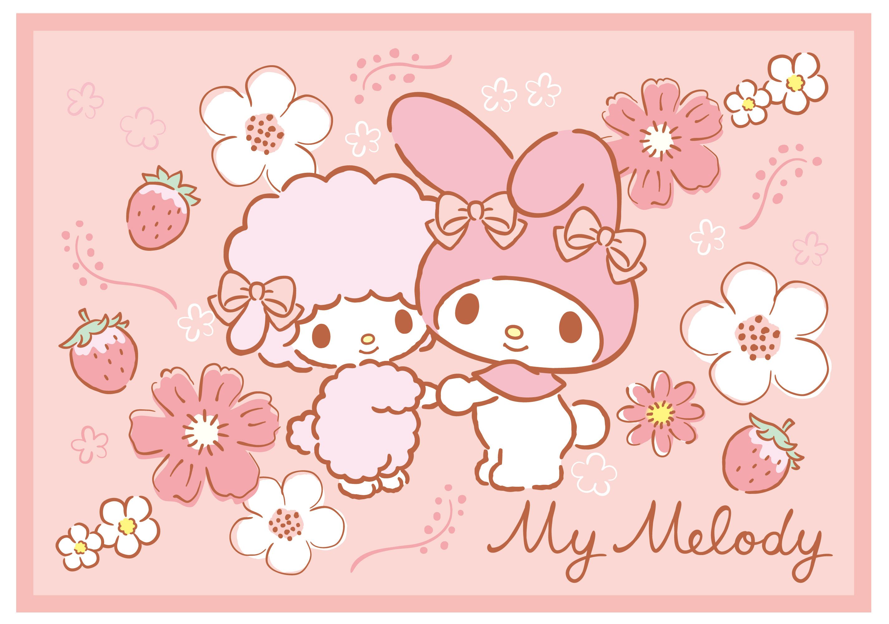 丸真 x Sanrio 蓋毯/ 美樂蒂 Blossom Color