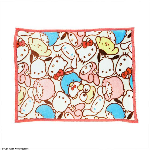 丸真 x Sanrio 蓋毯/ Faces Character Mix