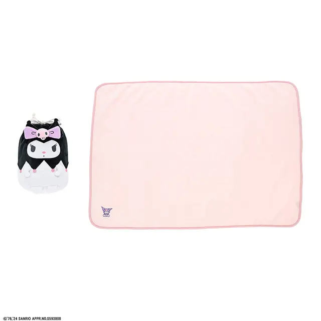 丸真 x Sanrio 可收納蓋毯/ 酷洛米