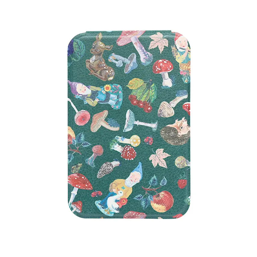 日本 Nathalie Lete 可站立隨身手鏡/ L/ Mushroom