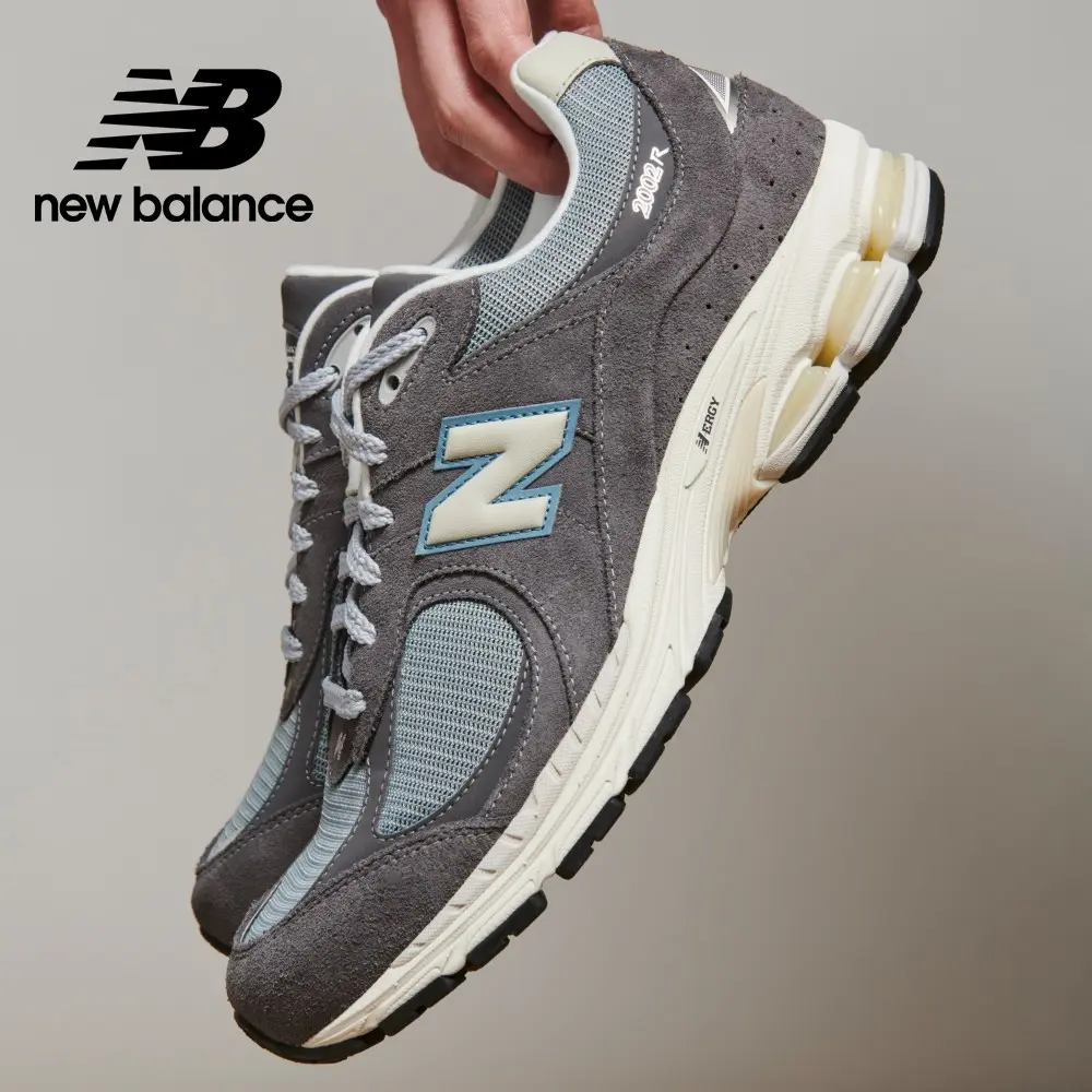 【New Balance】復古鞋_M2002RFB-D_中性_鋼藍/深灰/US10.0-28cm
