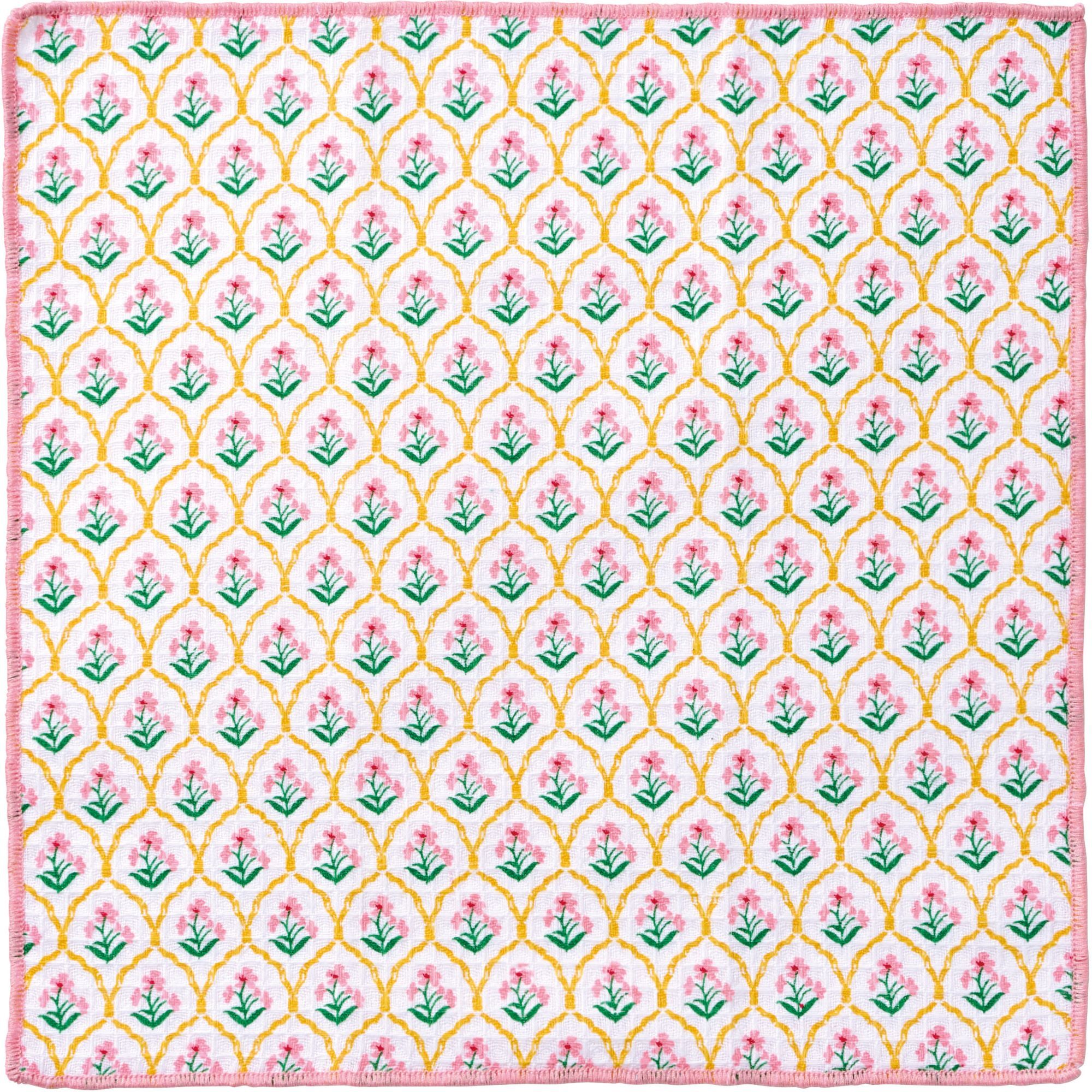 日本 REP 純棉家事布2入組/ Pink Bouquet