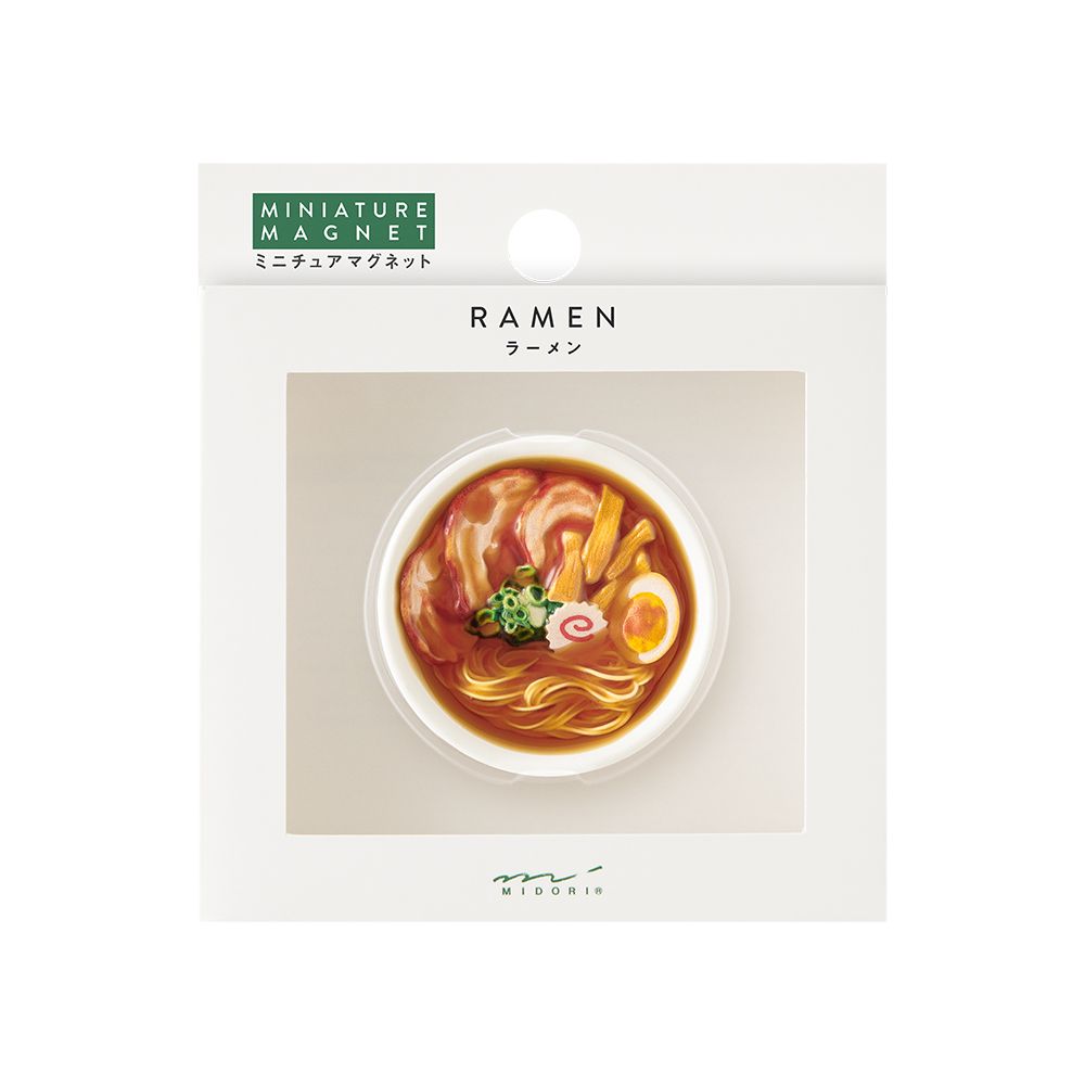 日本 MIDORI 和食微縮磁鐵/ 拉麵