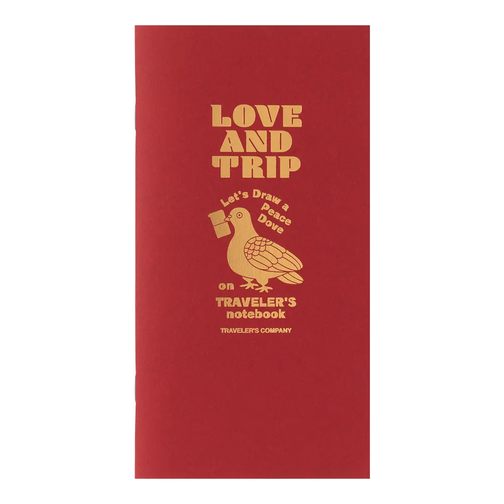 日本 TRAVELER'S COMPANY TRAVELER'S notebook 空白內頁本/ Love And Trip