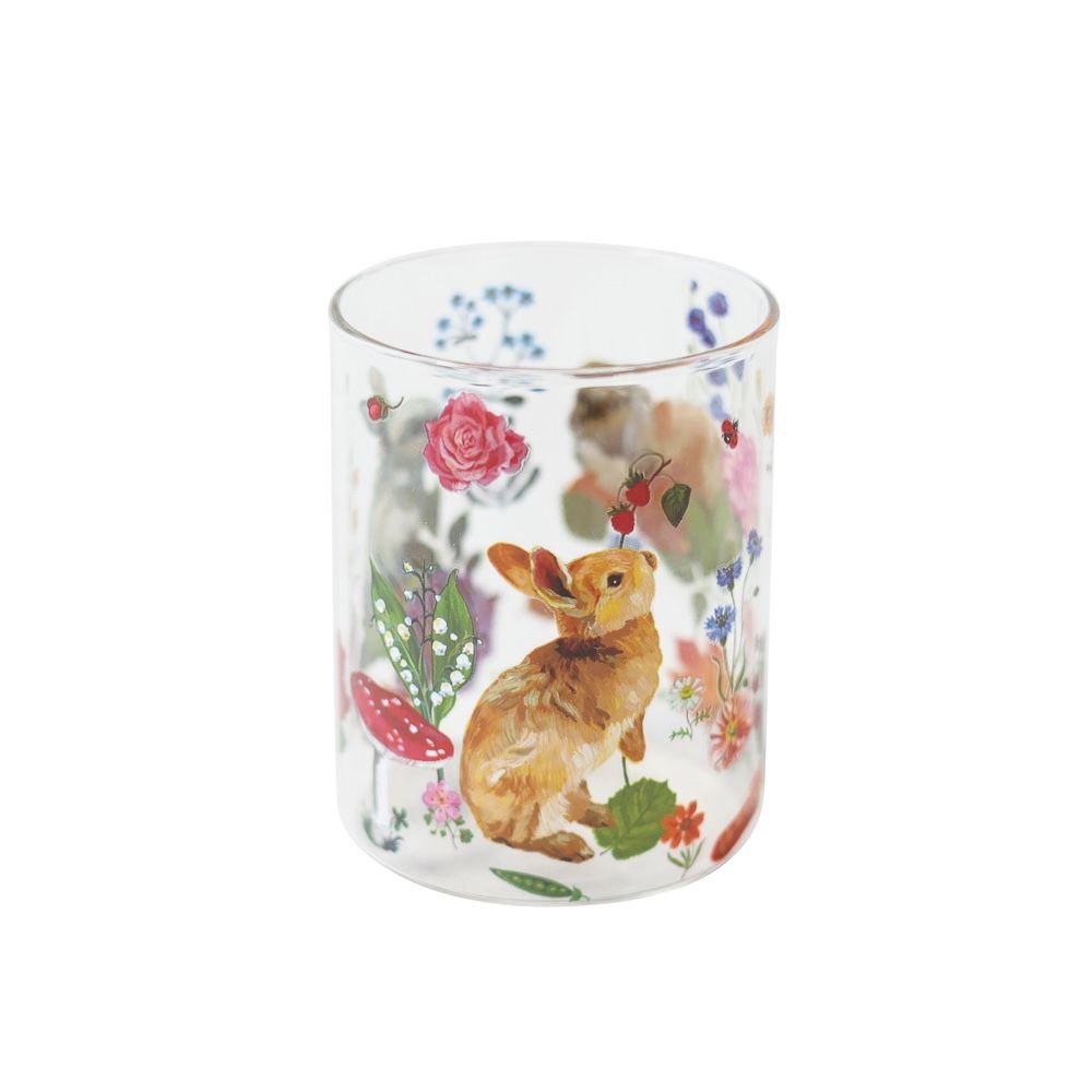 日本 Nathalie Lete 耐熱玻璃杯/ Rabbits