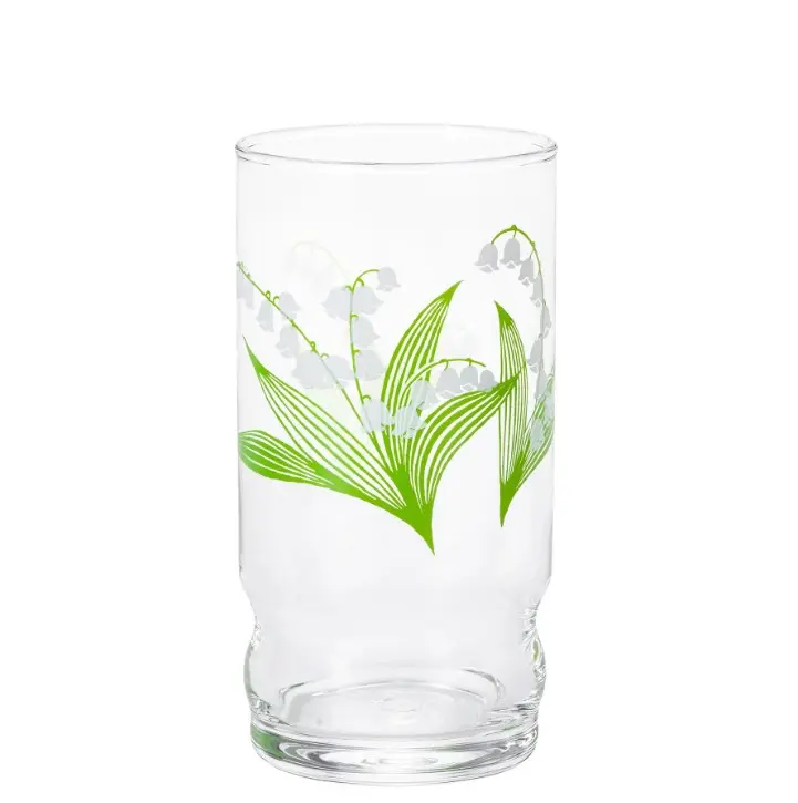 日本 ADERIA 昭和9號玻璃杯/ 鈴蘭花