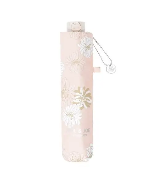 日本 PAUL & JOE ACCESSOIRES 迷你UV99.9晴雨兩用折傘/ Chrysanthemum Peach