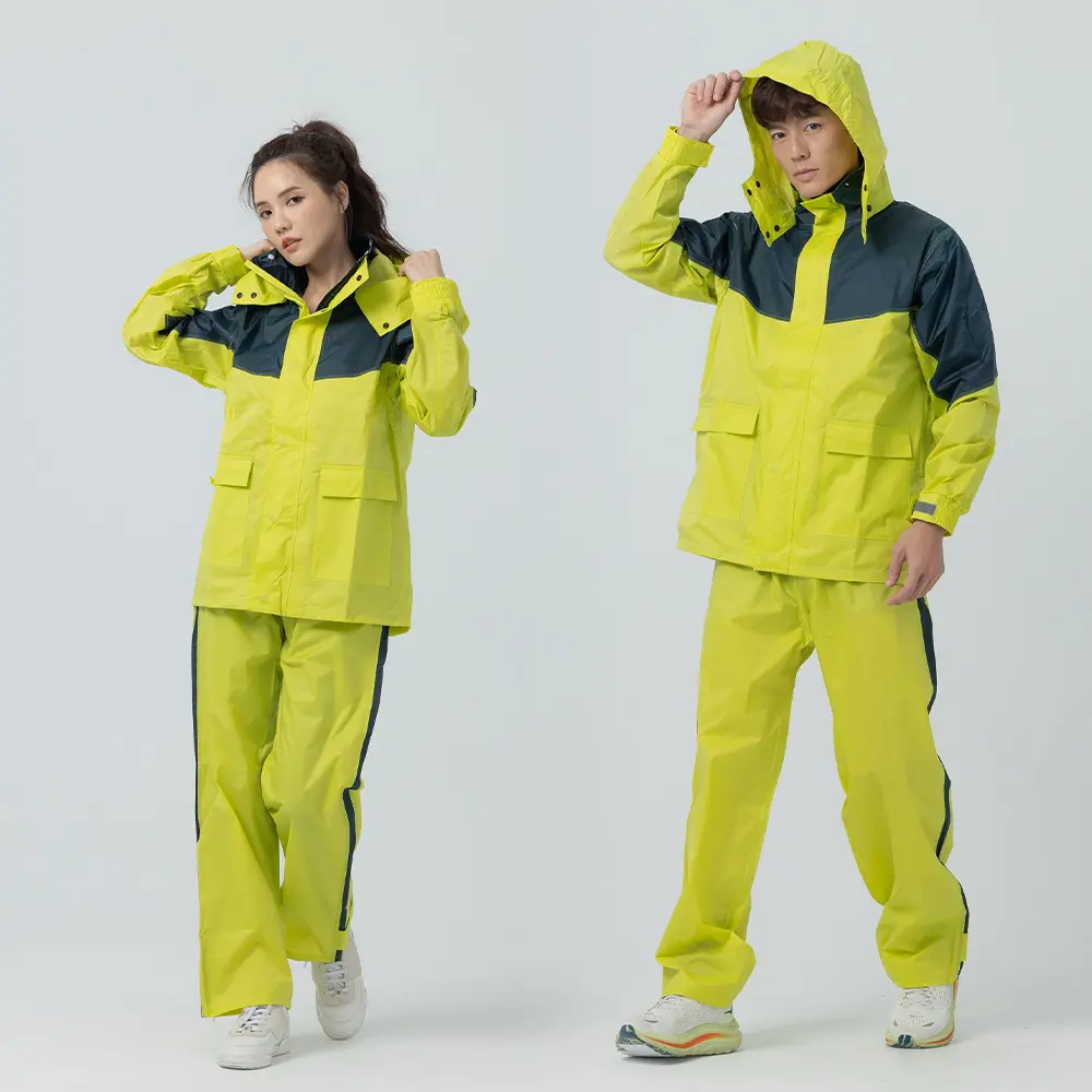 【Outperform-奧德蒙雨衣官方直營】O.G.經典款兩件式風雨衣(一般尺寸)/ 草綠/墨綠/ M