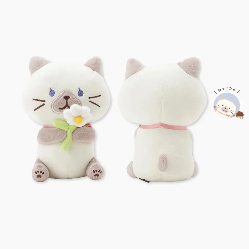 日本 HAPiNS Fuku Fuku Nyanko 表白吉祥物玩偶/ 香香隱藏貓